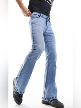 ASOS Men’s Stretch Flare Jeans